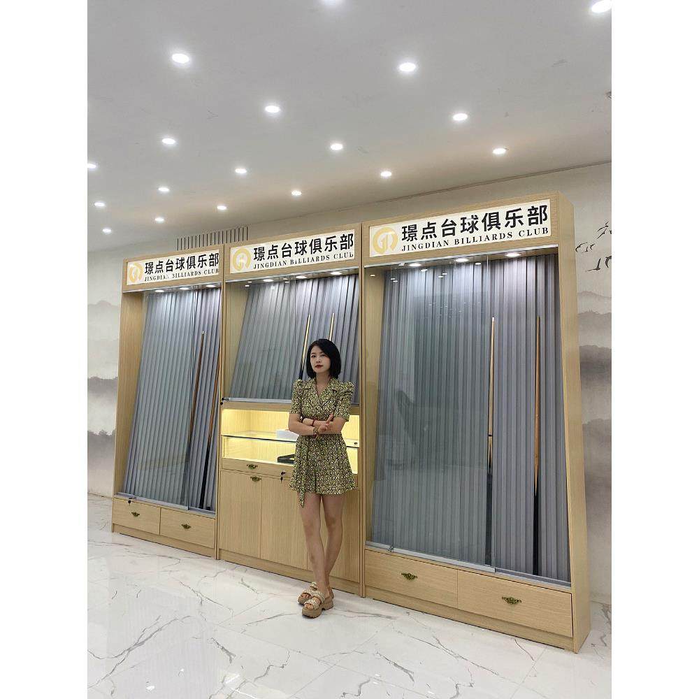新款台球杆展示柜台球器材陈列柜球杆存放柜桌球杆柜台球室柜定制,商业/办公家具,展示柜/陈列柜/展示架/货柜,淘宝优惠券,粉丝福利购,淘宝优惠卷