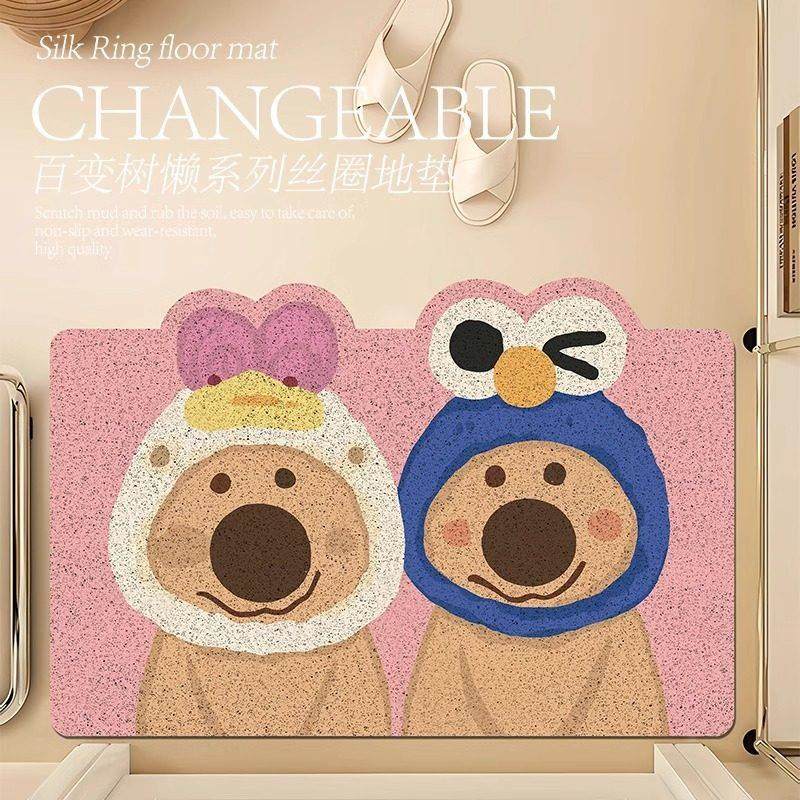 入户地垫家用丝圈防滑大门口门垫可定制进门玄关脚垫免洗耐脏地毯,居家布艺,入户地垫,淘宝优惠券,粉丝福利购,淘宝优惠卷