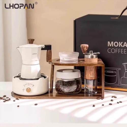 摩卡壶套装礼盒生日乔迁礼物礼品商务年会煮咖啡壶意式浓缩咖啡机