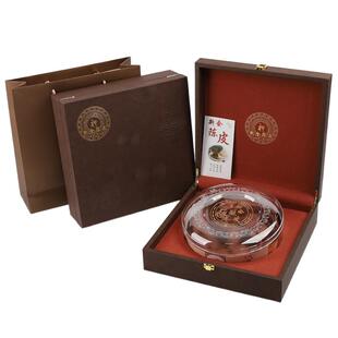 新会陈皮包装盒空礼盒100克老陈皮礼品盒皮盒陈皮干空盒子配袋子