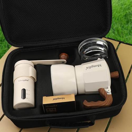 Mongdio双阀摩卡壶套装户外摩卡咖啡壶便携意式浓缩萃取煮咖啡壶