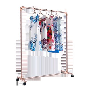 置地晾衣架 落地式晒衣架阳台晾晒架卧室单杆式挂衣架 加厚挂衣杆