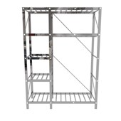 布艺现代经济型加固大号衣橱钢架