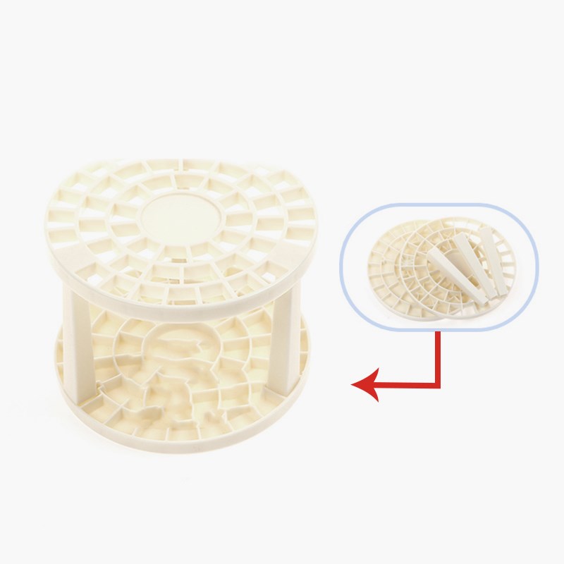 画笔插笔架 晾笔架 49孔塑料 圆形可拆装收纳笔座 多孔组装 笔筒