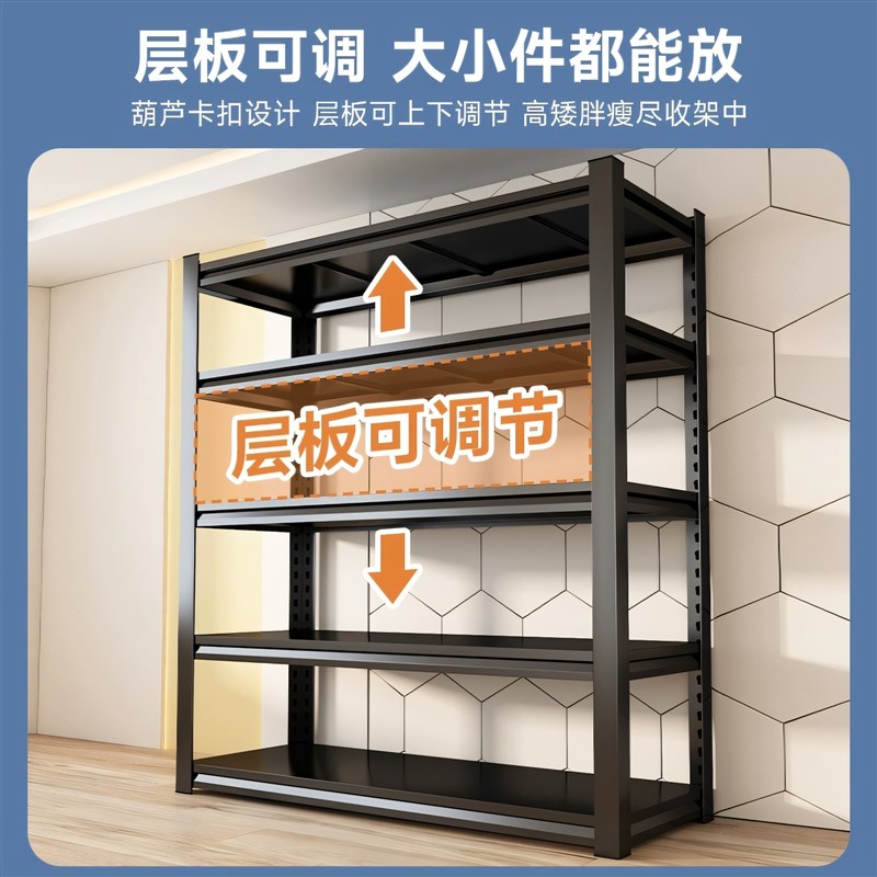 家用厨房置物架落地多层微波炉多功能收纳架子客厅阳台鞋架储物架