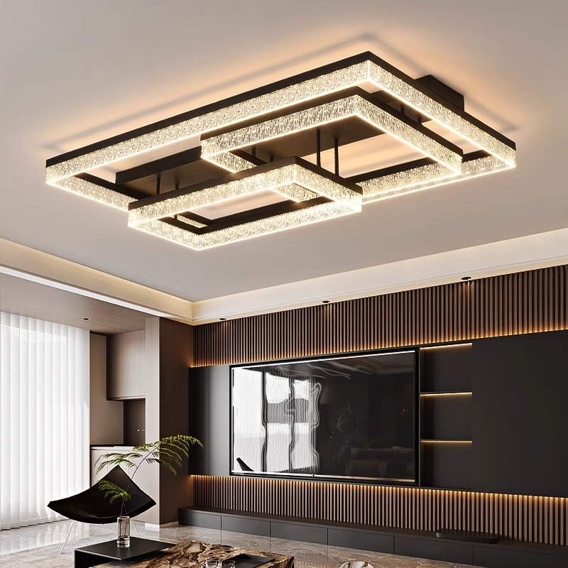 客厅灯2025新款轻奢高级感意式极简大厅主灯全屋灯具套餐组合