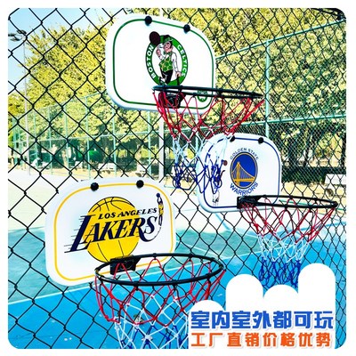 儿童篮球架壁挂式免打孔室内户外篮球框可折叠可扣篮成人投篮框