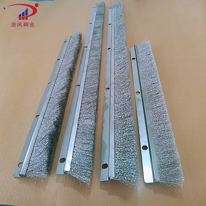 加厚双排304钢丝刷机械抛光打磨清理除锈刷除污器不锈钢钢丝条刷