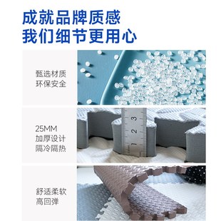 儿童泡沫地垫拼接婴儿爬爬垫加厚家用卧室拼图榻榻米地板爬行垫子