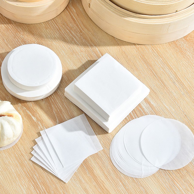 蒸包子纸一次性蒸笼纸包底纸馒头饺子团子面包垫不粘圆形油纸