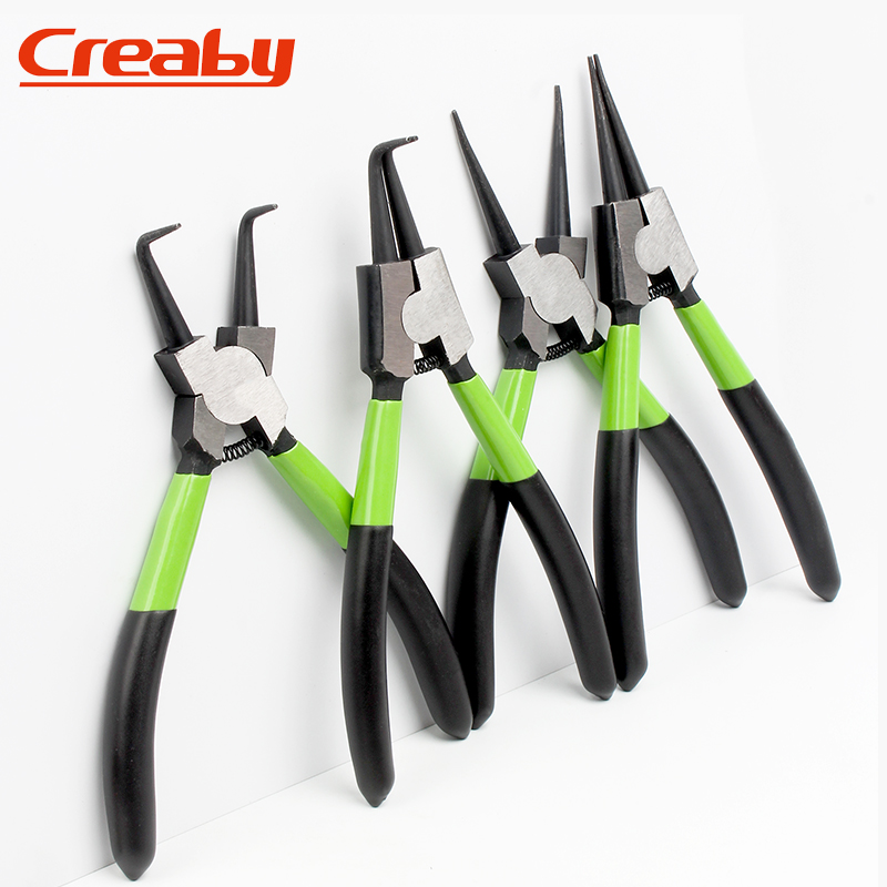 卡簧钳内外两用卡环钳卡簧钳子 7寸工业级扩张钳挡圈钳弹簧钳内弯