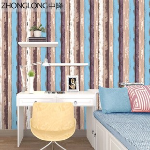 家具翻新贴纸 壁橱桌子贴木板的墙贴 仿木纹墙纸家居卧室门贴自粘