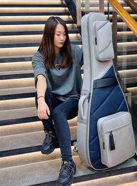 易普锋EJ200民谣吉他包42/43吉普森加厚双肩41寸电吉他包电贝司包