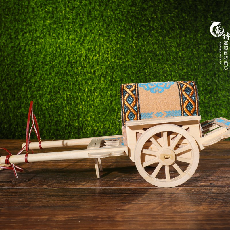 勒勒车内蒙古特色工艺品蒙古族草原旅游纪念品辘辘车勒勒车摆设