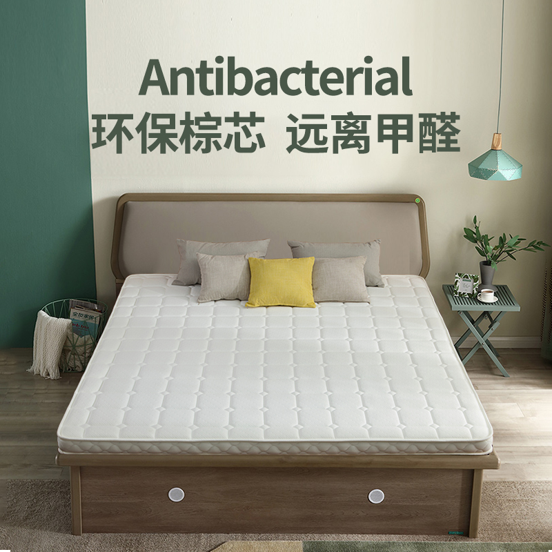 3e椰棕床垫天然棕垫薄款偏硬1.2/1.5/1.8米经济型定做折叠棕榈垫