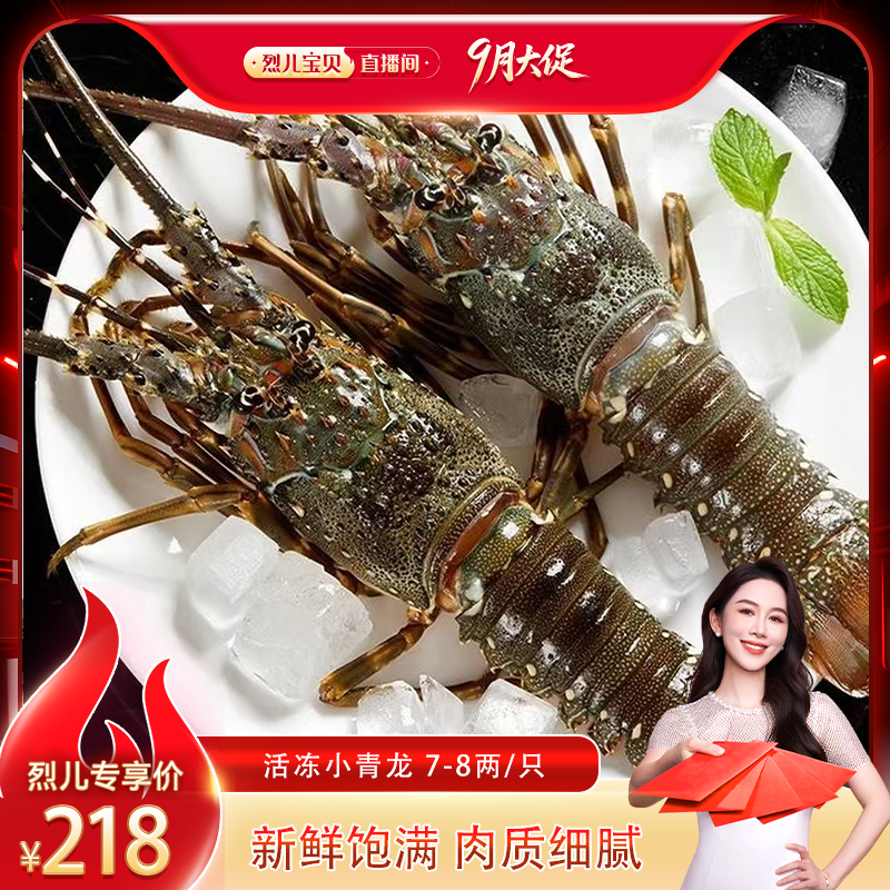 【烈儿宝贝直播间】活冻小青龙7-8两/只