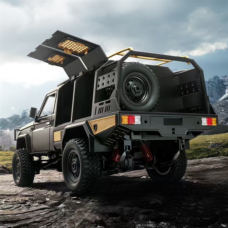 莽牛模型MN-82S丰田皮卡遥控LC79攀爬车男孩RC四驱越野车玩具