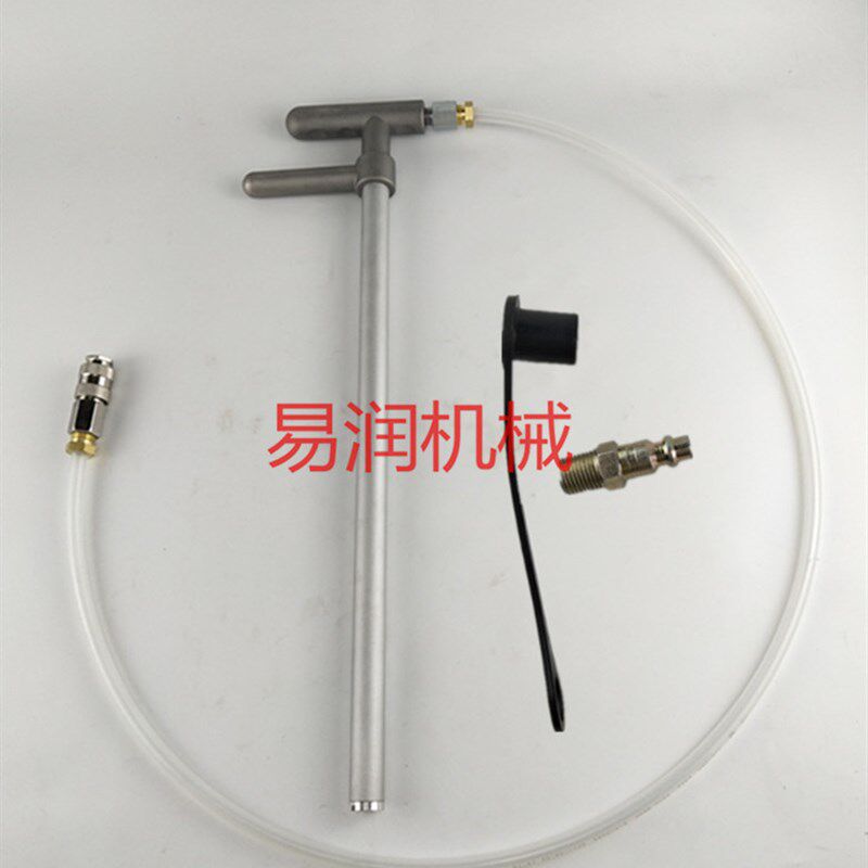 搅拌站黄油泵枪头嘴手动高压汽车拉链式挖机加油泵小型润滑油抢