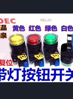 IDEC和泉YW1L-MF2E10QM3G 20QM3R带灯11QM3S 01M3R Y 4M3PW YW-DE