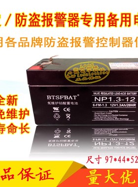 安可信AEC2303a气体报警控制器蓄电池 备用电源电瓶