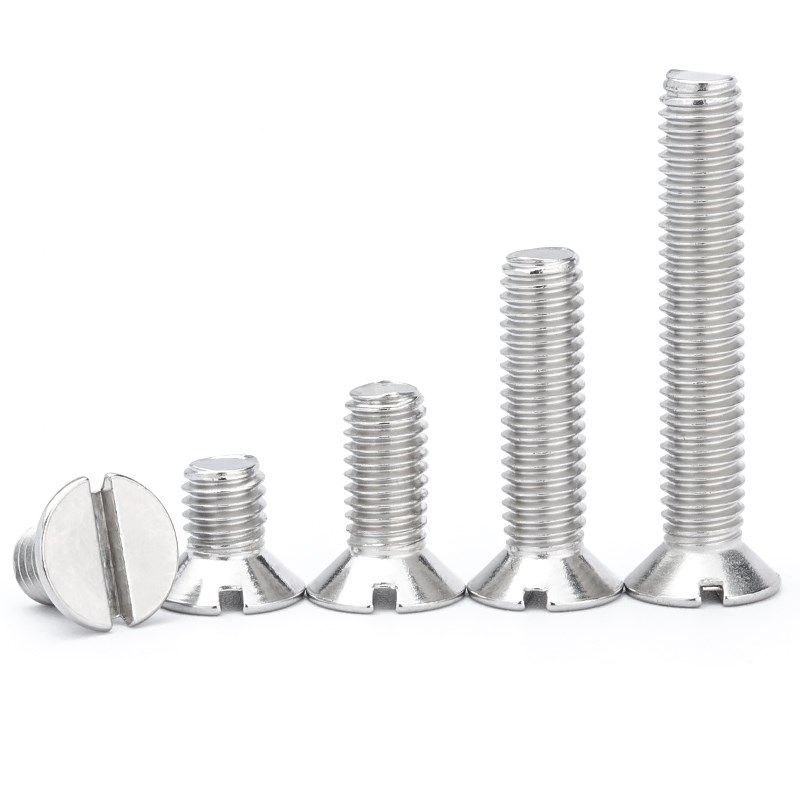 304不锈钢开槽沉头一字螺丝钉GB68平头一字螺丝M2M2.5M3M4M5,标准件/零部件/工业耗材,输送带/传送带,淘宝优惠券,粉丝福利购,淘宝优惠卷