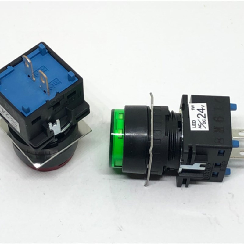 IDEC正品和泉LB1L- LB-T00 1T04R 1T04G T04Y指示灯24V 2脚16mm