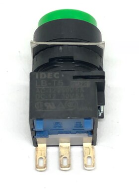 IDEC和泉LB1B- LB-T5 M1T5G M1T5R T6W M1T6Y M1T6R自复位3脚开关