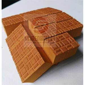 圆模海绵刀版弹垫圆压圆模切成品区废品区海绵弹垫