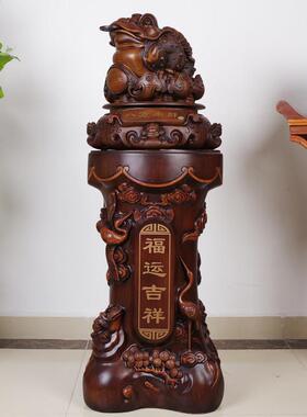 招财金蟾落地摆件 酒店大堂客厅办公室装饰开业礼品 别墅玄关摆设