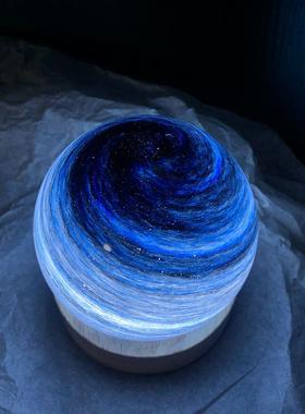 「左耳说」星球灯水晶球桌面摆件星空夜灯男女生小众高级生日礼物