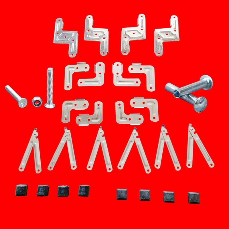 厚不锈钢晾衣架配件X型折叠晒衣架连接片固定五金件适合25mm方管