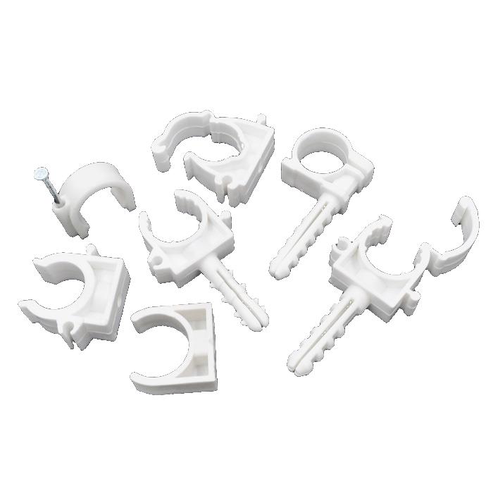 ppr管材配件卡子DN20水管管卡PPR管材PVC塑料U型卡PPR管卡固定器