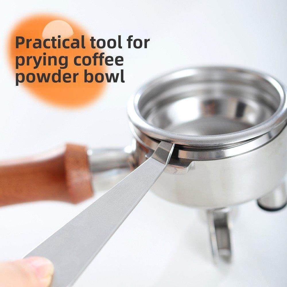 咖啡机扳手撬粉碗304不锈钢咖啡柄粉碗撬刀意大利多功能手柄