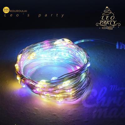 灯串橱窗灯带圣诞树灯饰圣诞节日商场美陈布置装饰面包咖啡店酒吧