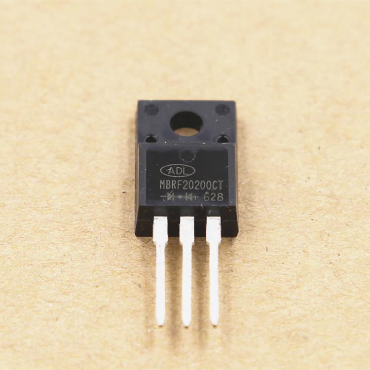 Odeli Mbrf20200Ct 20A200V至220f肖特基整流二极管