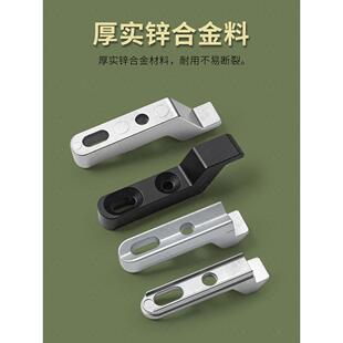 推拉移门窗自动钩锁锁扣塑钢一字锁窗锁座老式移门钩锁扣Z型锁点