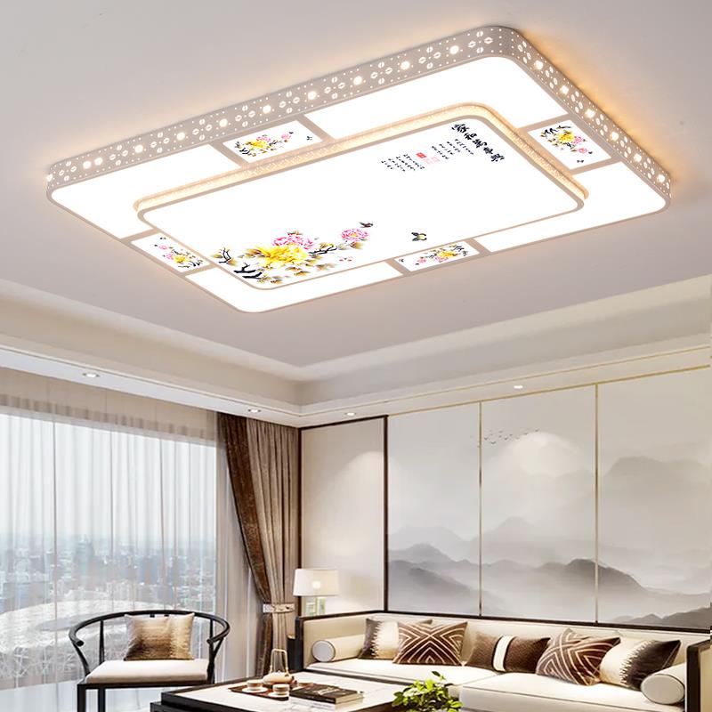 2024年新款客厅灯现代简约大气卧室房间灯高亮LED吸顶灯大厅灯具