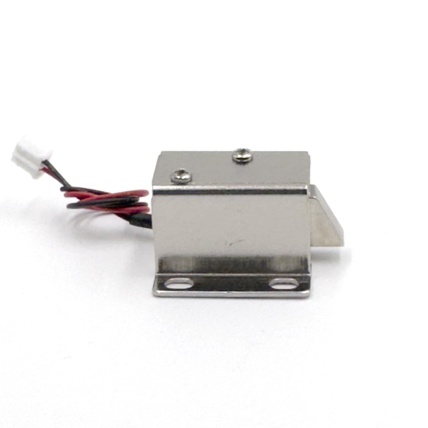 工厂直销小型微型低压直流斜口电子锁智能储物柜电磁锁斜面电控锁