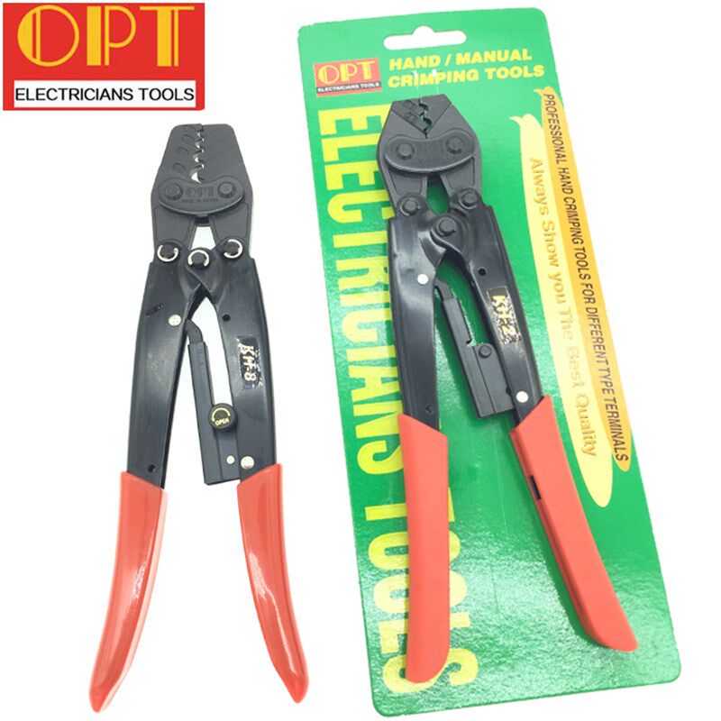 台湾OPT压线钳KH-2 KH-6 KH-8 KH-13 KH-16 KH-22 棘轮冷压端子钳