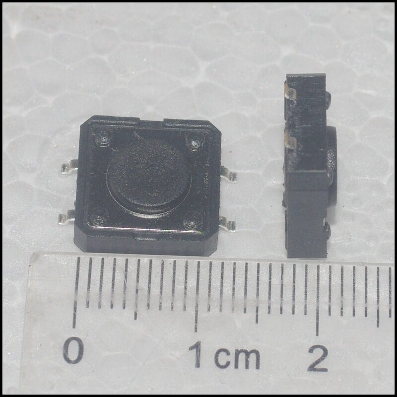 一元5个 12*12*4.3 大个按键开关 贴片开关 大开关