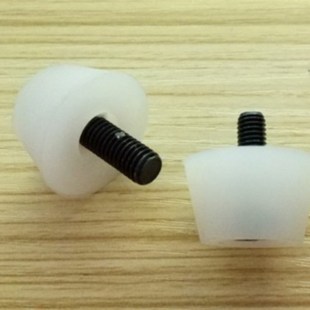 压块硅胶防撞头外螺纹型硅胶缓冲头机械垫脚缓冲器硅胶止动螺栓