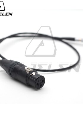 FGB 3针至XLR 卡农3针母 ZAXCOM trx900 ZFR300  ZFR400 音频线