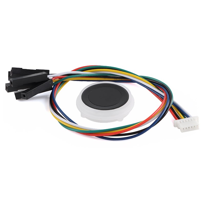 HLK-FPM383F指纹识别模块面阵式半导体电容式触摸指纹采集传感器