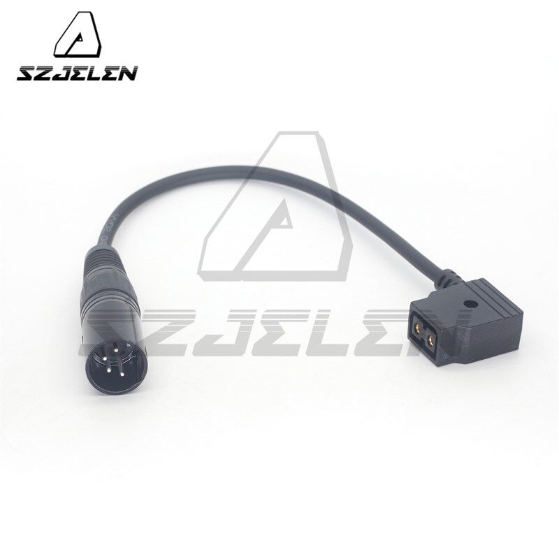 卡侬XLR 4针转D-TAP B口母监视器 摄影机 声音设备电源转换线