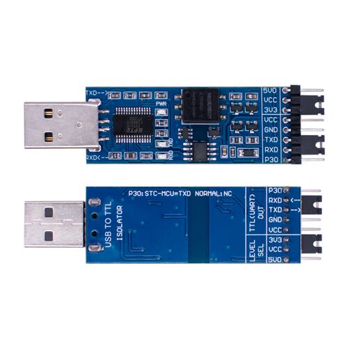 USB转TTL模块 FT232/CP2102/CH340 USB转UART串口模块带信号隔离