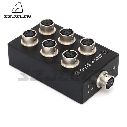 4针一分六Sound Devices 688 F8录音电源4针分配器