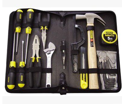 STANLEY史丹利22件套家用工具组套 便携式工具包套装 92-010-23