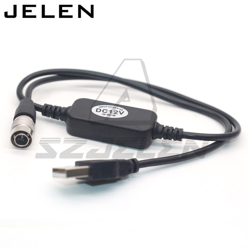 12V升压USB转4针ZOOM F4/F8电源线,Sound Devices 688 633