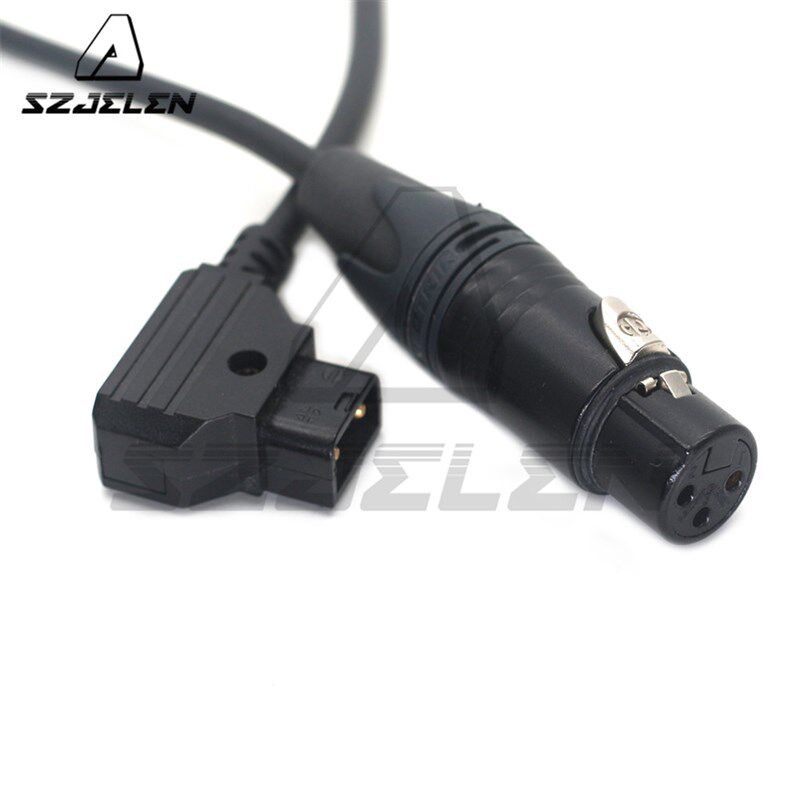 B口/V口转NEUTRIK 卡农XLR 3针母头SmallRig RC 120B补光灯电源线