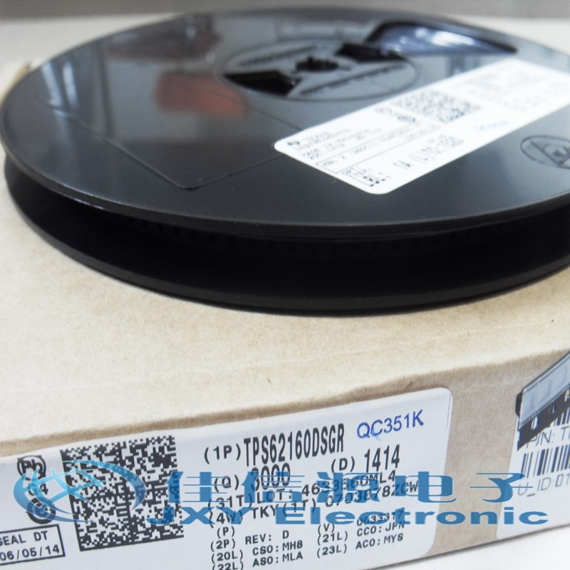TPS62160DSGR 稳压器DC/DC开关稳压器 62160 TPS62160 8-WSON
